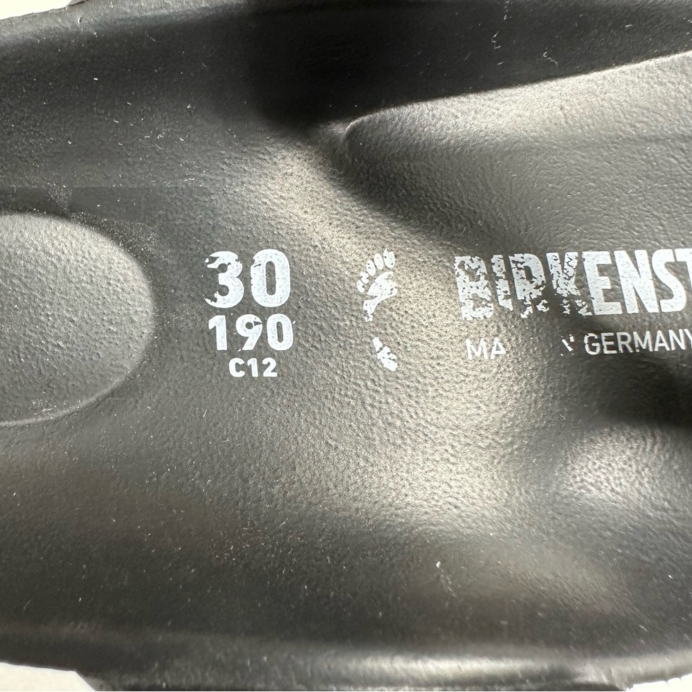 Birkenstock Little Girl Sandal black size 12 - Picture 8 of 9